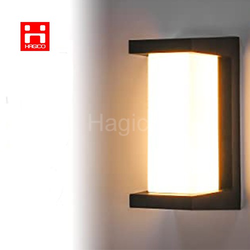 Đèn vách LED gắn tường trang trí ngoài trời hiện đại hộp chữ nhật VNT603