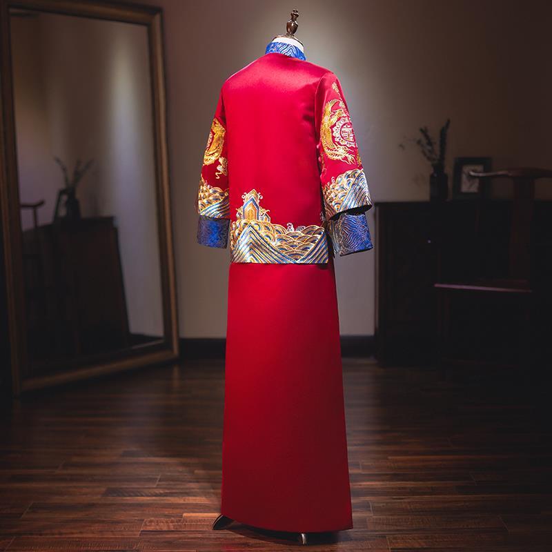 Áo Choàng Cưới Cho Chú Rể jsk3 Phong Cách Trung Hoa