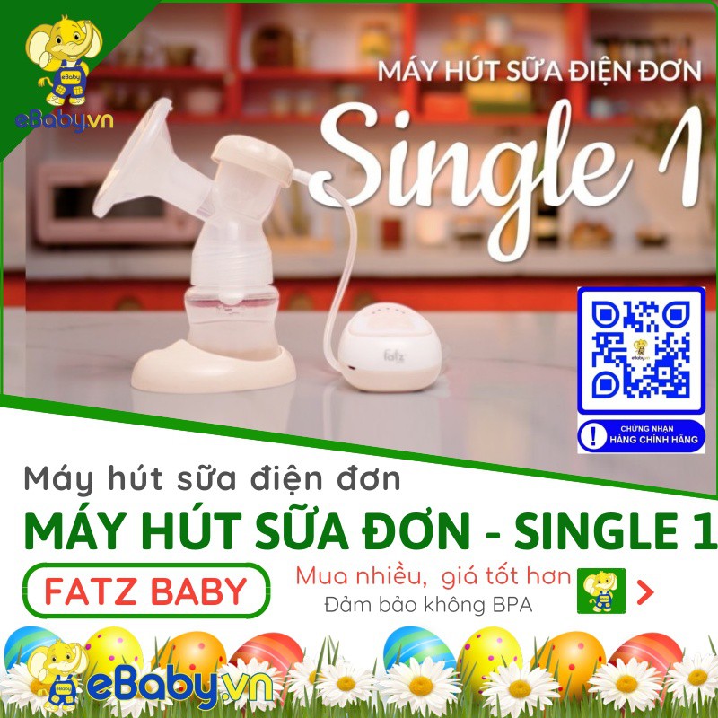 MÁY HÚT SỮA ĐIỆN ĐƠN FATZBABY SINGLE 1 - FATZBABY FB1009RH - Bảo hành 12 tháng toàn quốc