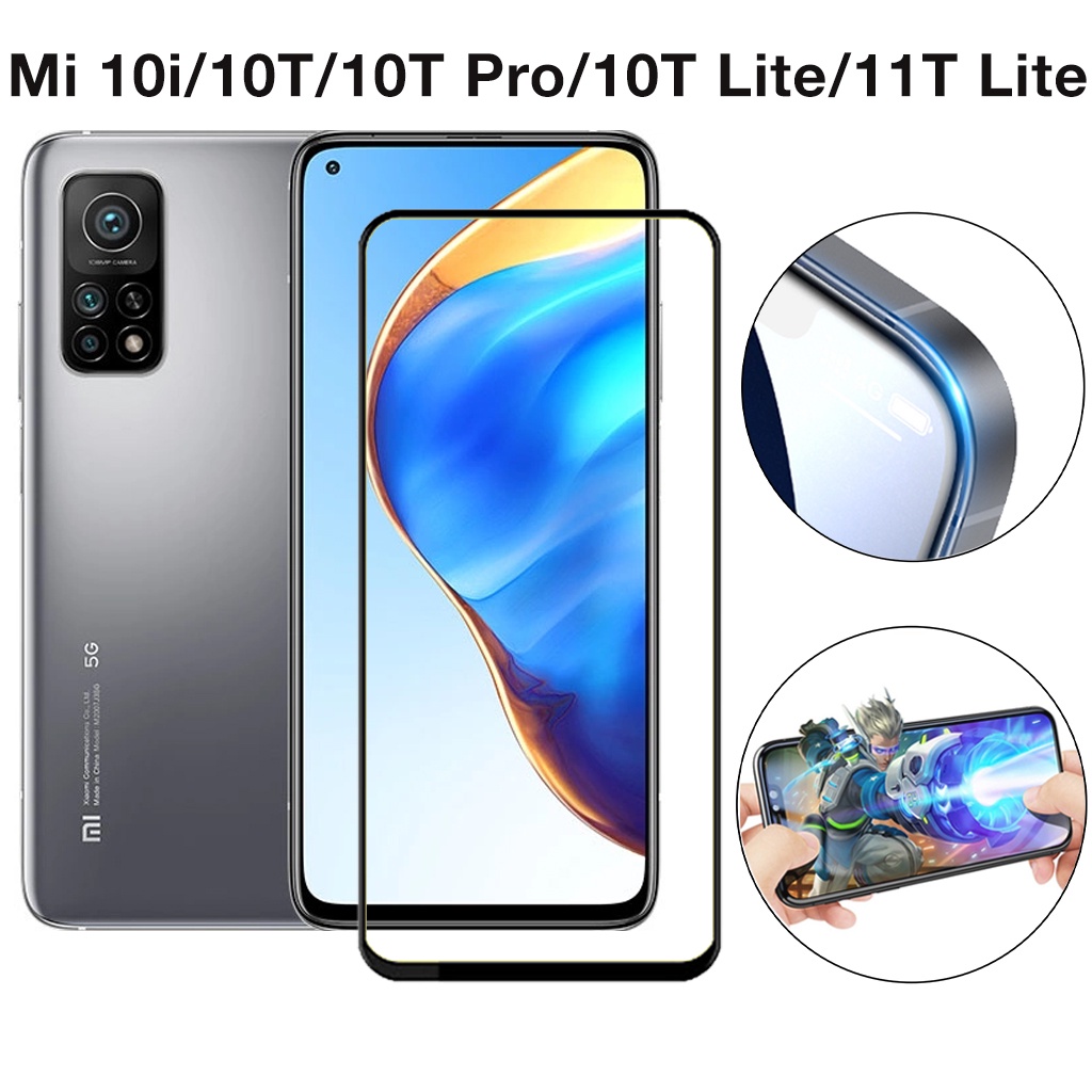 Kính Cường Lực Xiaomi Mi 11 Lite Mi 10i Mi 10T lite Mi 11T Pro Full Màn cao cấp chống trầy xước màn hình Kính [9D]