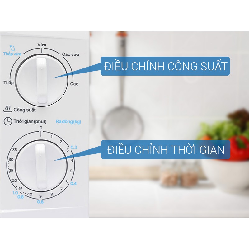 Lò vi sóng Midea 20 lít MMO-20KE1 (Mới 100% - Bảo hánh 12 tháng chính hãng)