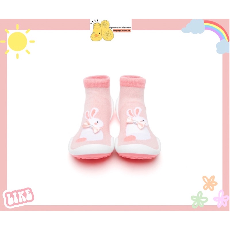 (3-5 TUỔI) MADE IN KOREA GIÀY TẤT CHO BÉ LITTLE BUNNY