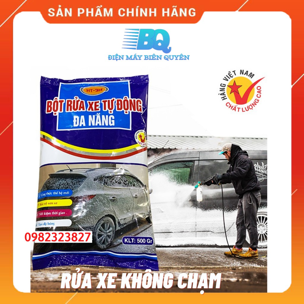 Bột rửa xe không chạm 3M, bọt tuyết tự động đa năng, công nghệ tiên tiến ITALY, hàng Việt Nam chất lượng cao