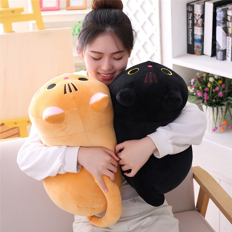 Đồ chơi nhồi bông Hình Mèo Hoạt Hình Dễ Thương 50cm