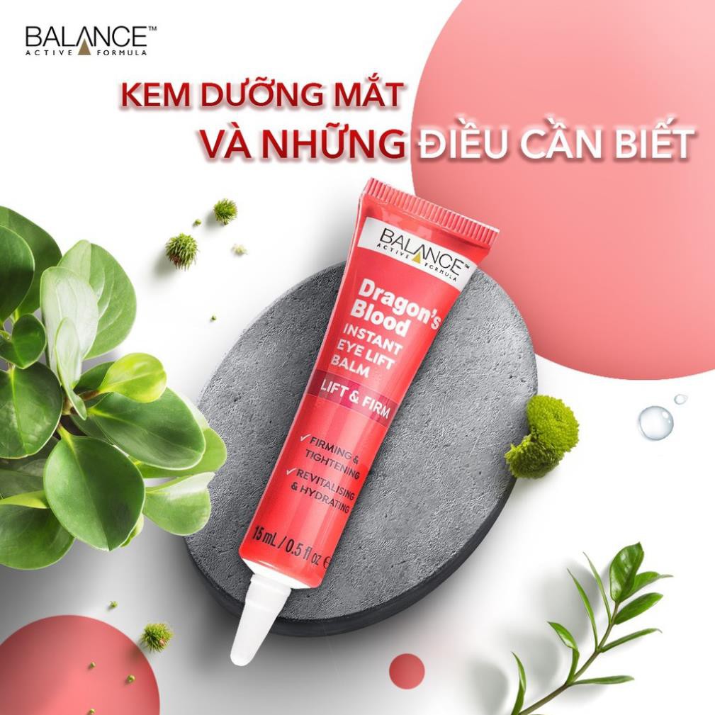 Kem Mắt Balance Máu Rồng Căng Da Balance Active Formula Dragon's Blood Instant Eye Lift Balm 15ml