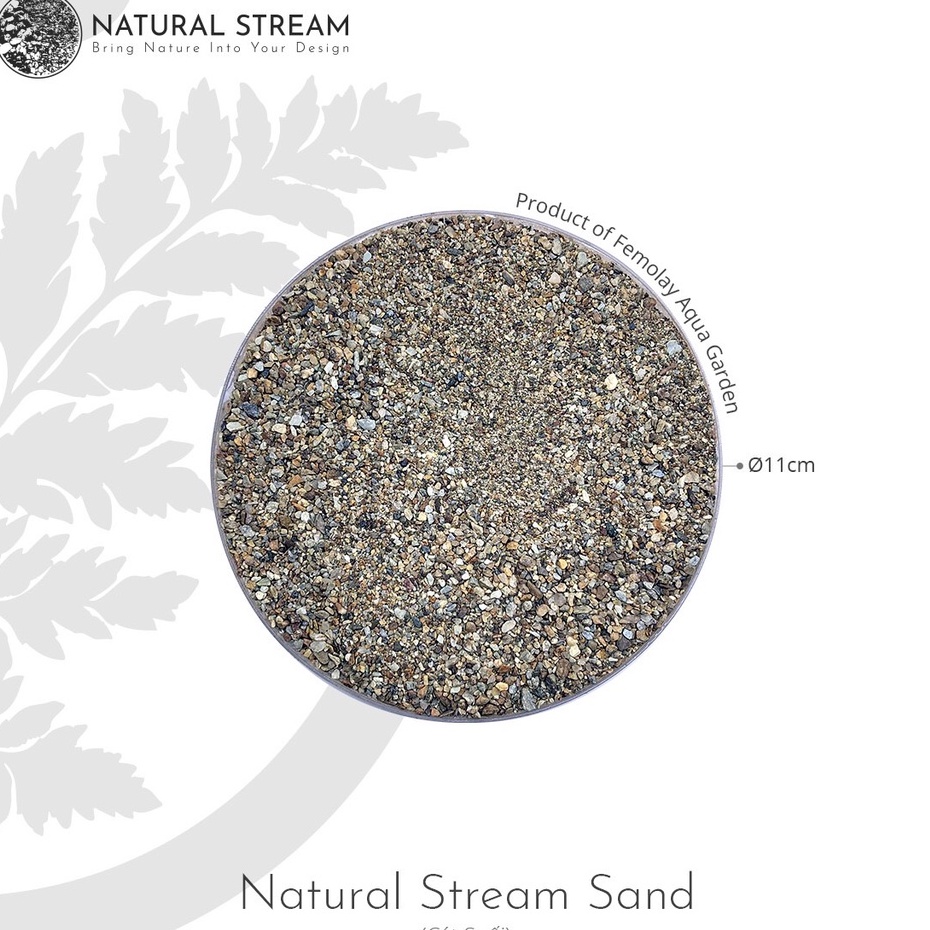 Cát Suối Thiên Nhiên Femolay | Bao 2KG | Trang Trí Trải Nền Bể Thủy Sinh, Biotope .