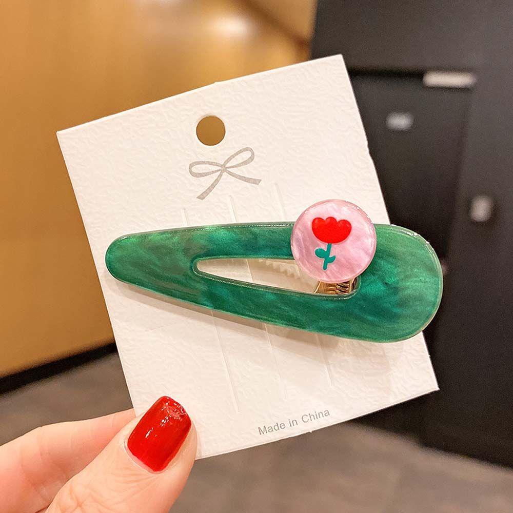 Kẹp Tóc Hình Chú Gấu Màu Xanh Lá Cây Nhỏ Nhắn Thời Trang Hàn Quốc WMES15H Dành Cho Bạn Nữ
