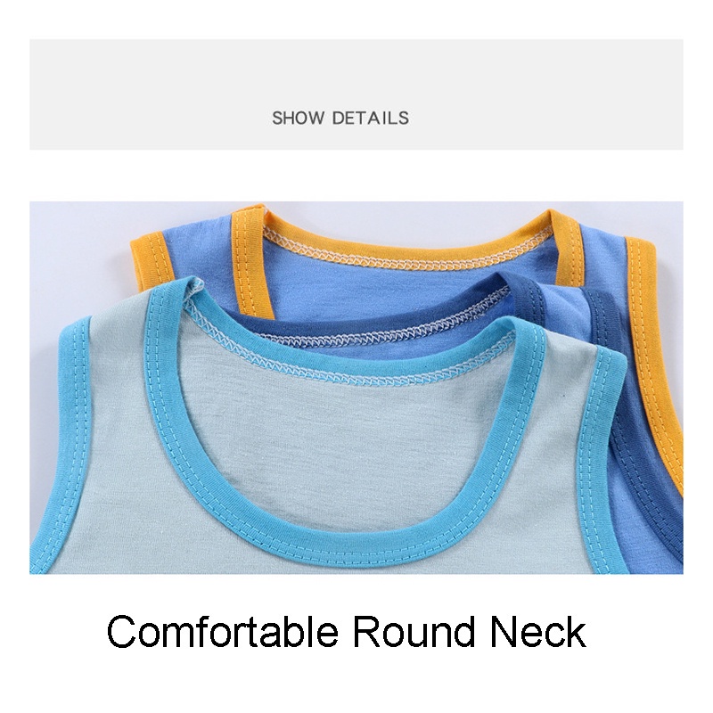 Set áo sát nách + quần short vải cotton thoáng khí phong cách Hàn Quốc cho bé