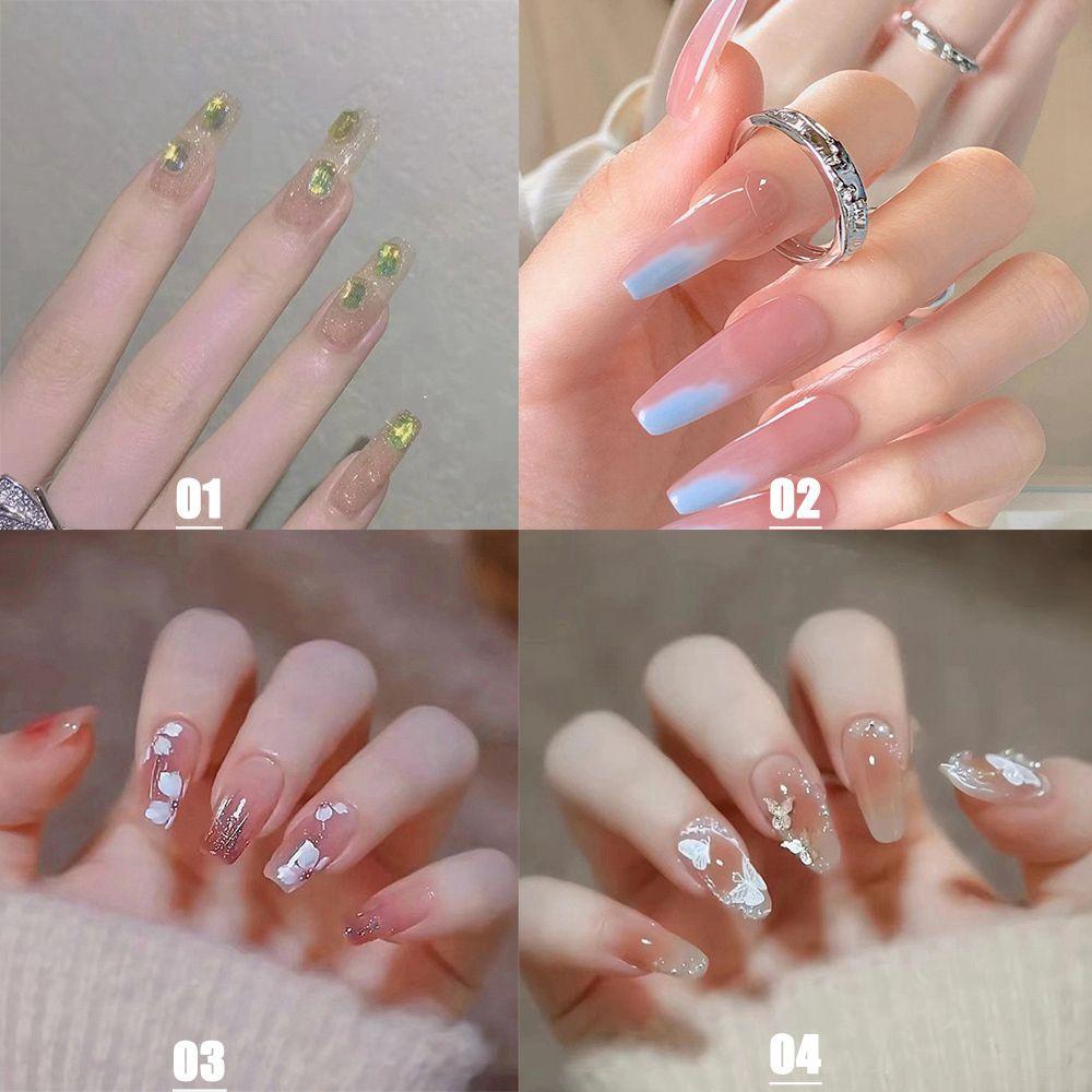 Hộp 24 Móng Tay Giả Trang Trí Độc Đáo MIHAN1