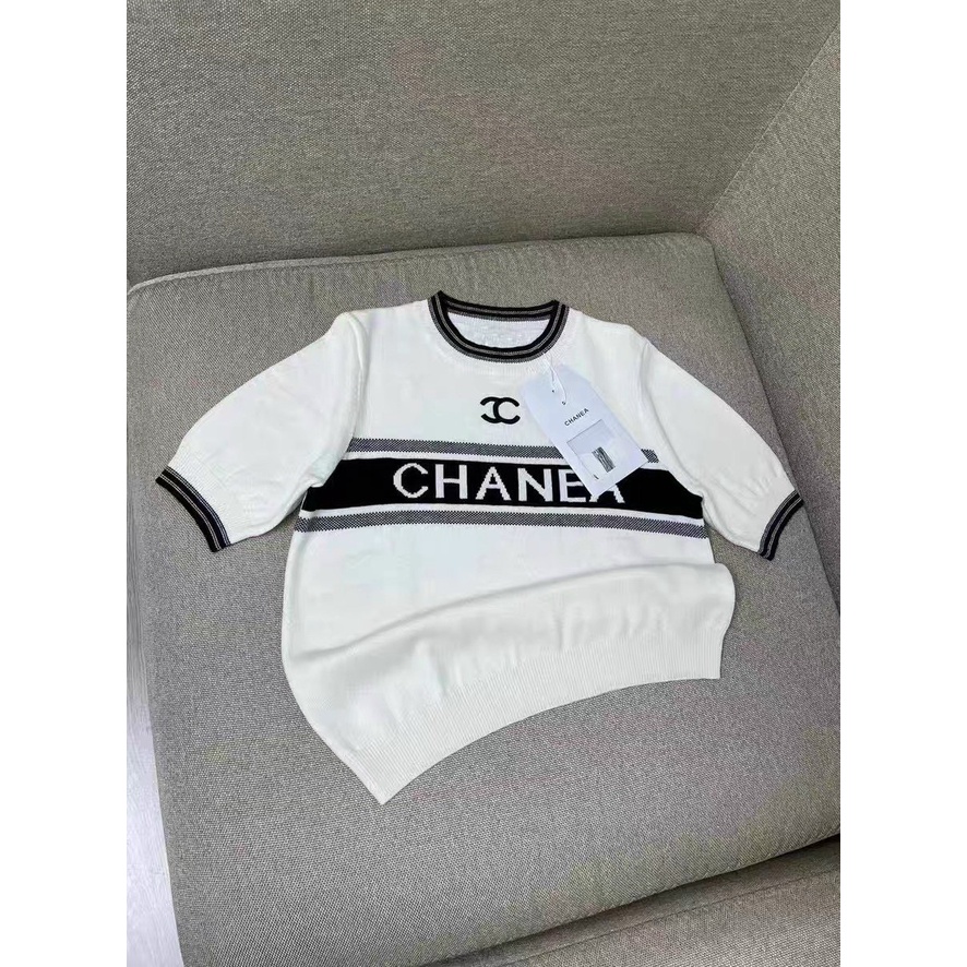 Áo croptop nữ tay ngắn chất len mongtogi màu trắng màu đen hàng Quảng Châu 100%