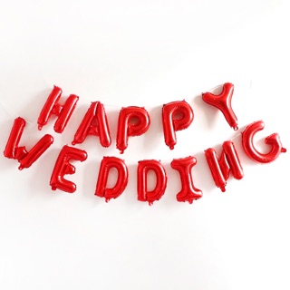 Bộ chữ bóng HAPPY WEDDING