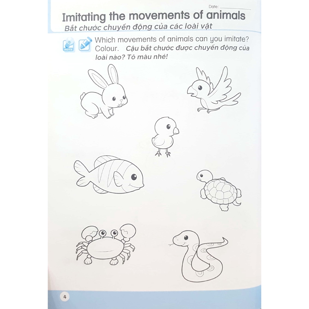 Sách - Khoa Học Tiền Tiểu Học Song Ngữ- Sách Luyện Tập 5