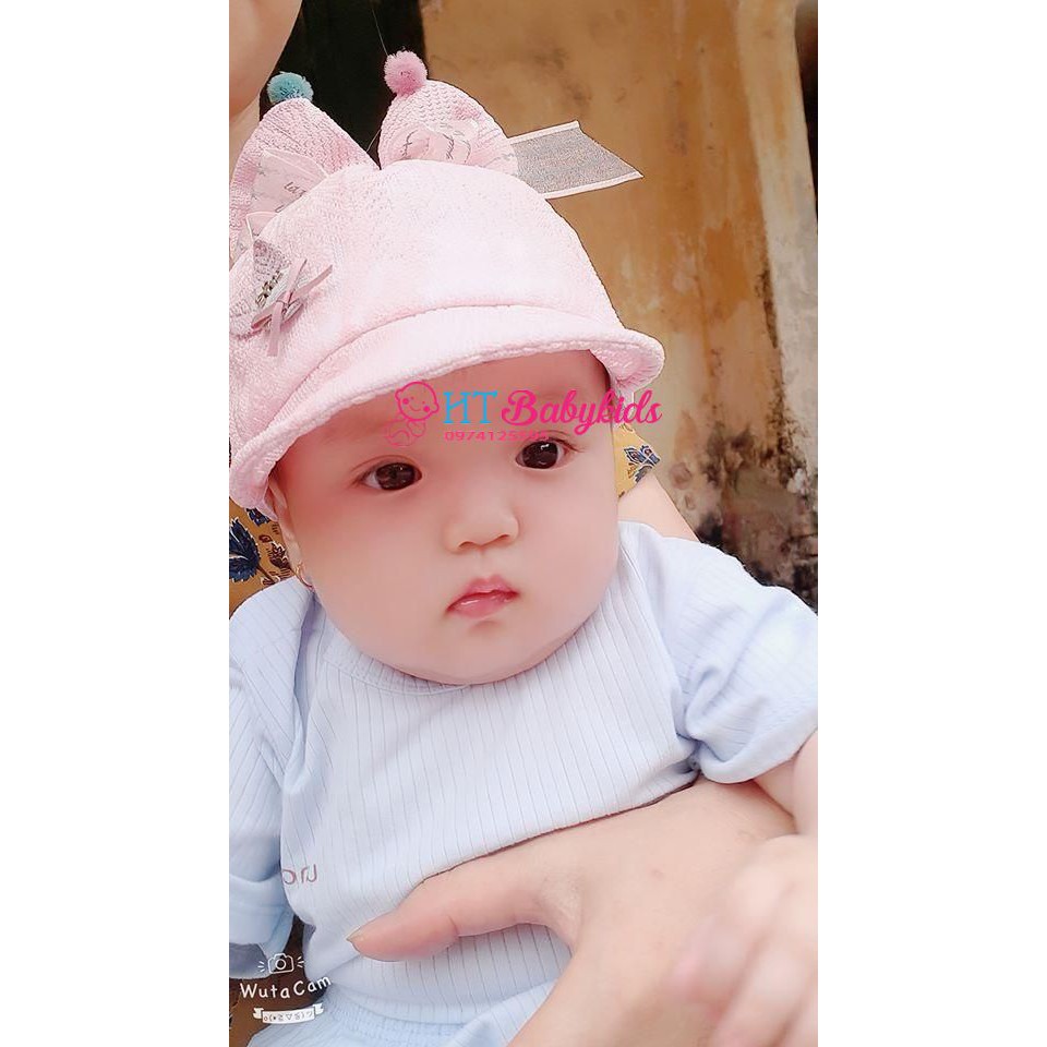 Nón Kết Kiểu Dáng Nơ Đáng Yêu Cho Bé