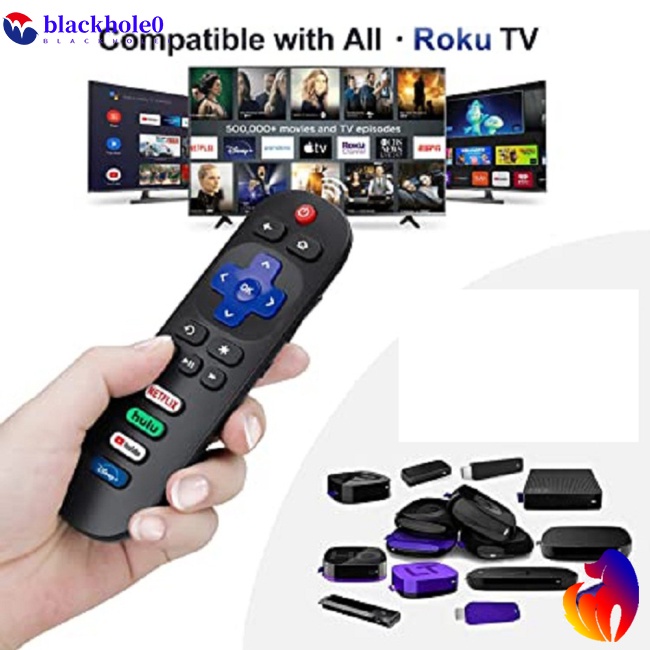 Điều Khiển Từ Xa Thay Thế Cho Tv Thông Minh Roku Netflix Youtube Hulu Disney