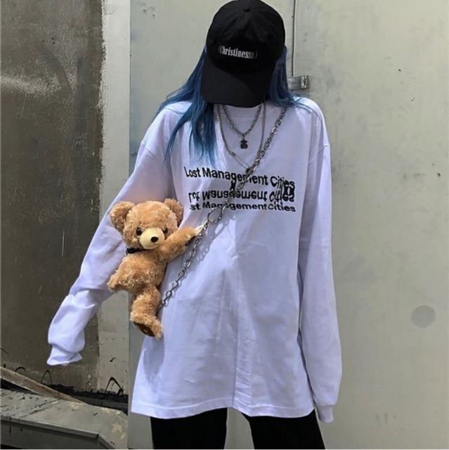 Túi gấu đeo chéo Bundy tàn tật đẫm máu dây xích Ulzzang Hàn Quốc siêu chất 👍