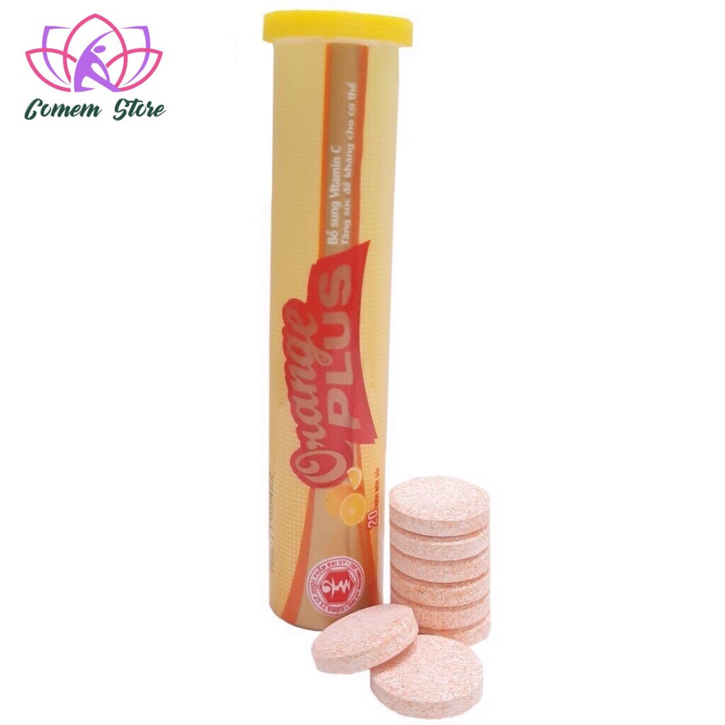 Sủi cam Orange plus bổ sung vitamin C cho cơ thể