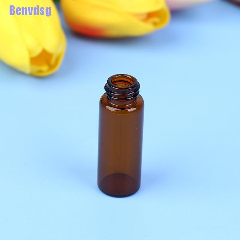 Bộ 10 Lọ Thủy Tinh Đựng Thực Phẩm Dung Tích 1ml 2ml 3ml 5ml Tiện Dụng