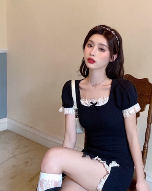 VÁY THUN GÂN XẺ TÀ ÔM BODY SEXY MA MỊ SIÊU TÔN DÁNG - VÁY ĐI BAR DỰ TIỆC ĐÊM