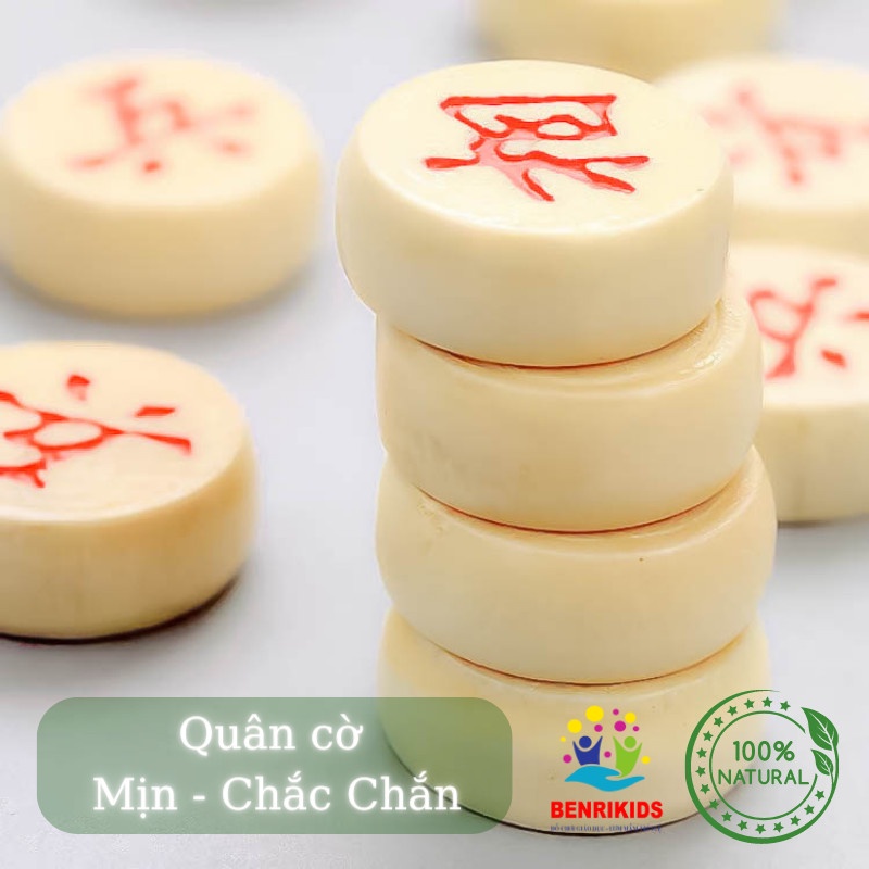 Bàn Cờ Tướng Cao Cấp Benrikids Siêu Bền Siêu Đẹp Đập To Cực Sướng Tay Quân Cờ Sắc Nét Vô Cùng