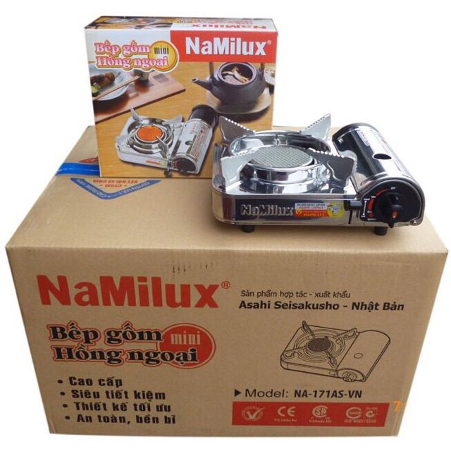 Bếp mini gas Namilux hồng ngoại