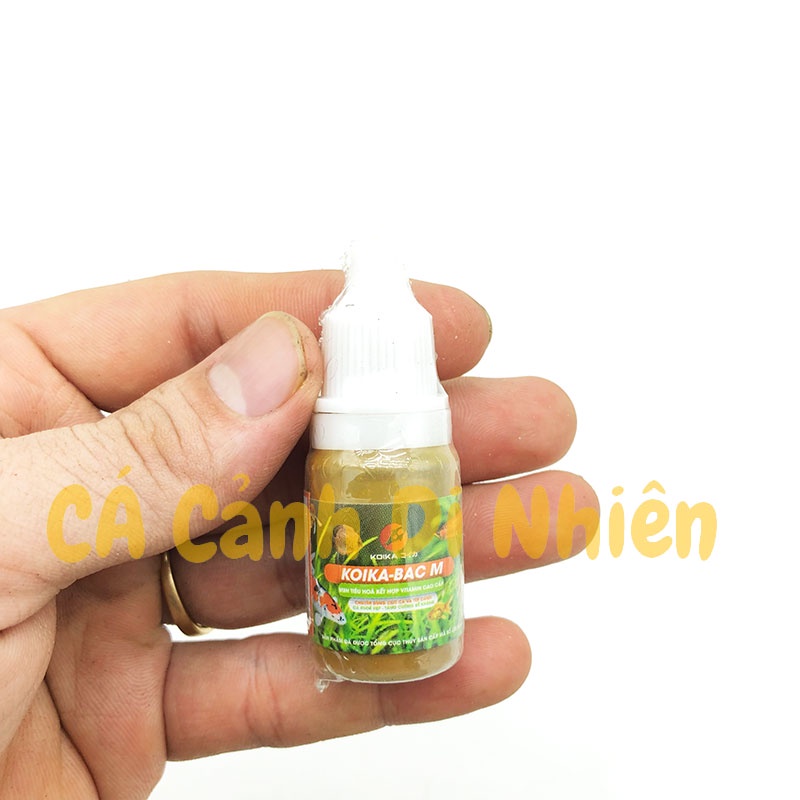 Men tiêu hóa KOIKA-BAC M kết hợp Vitamin cho hồ cá 10ML
