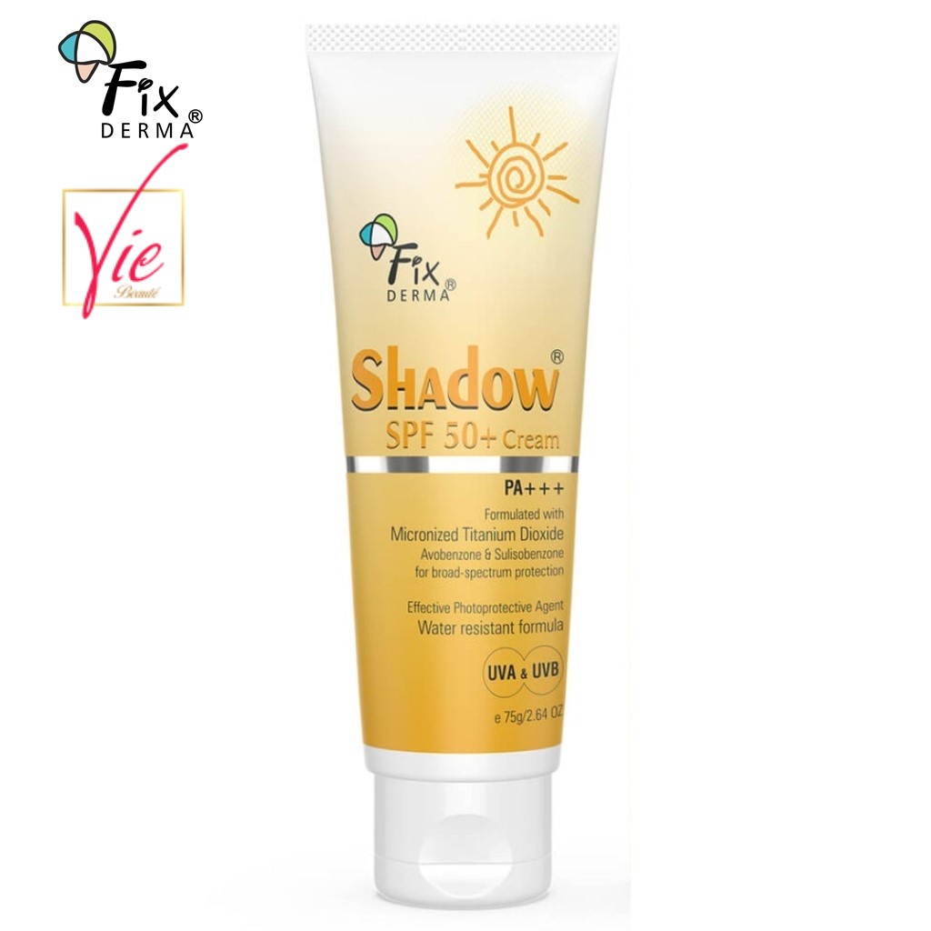 Kem Chống Nắng Fixderma Shadow Sunscreen Cream toàn thân chống nắng và giữ ẩm SPF 50+ 75g