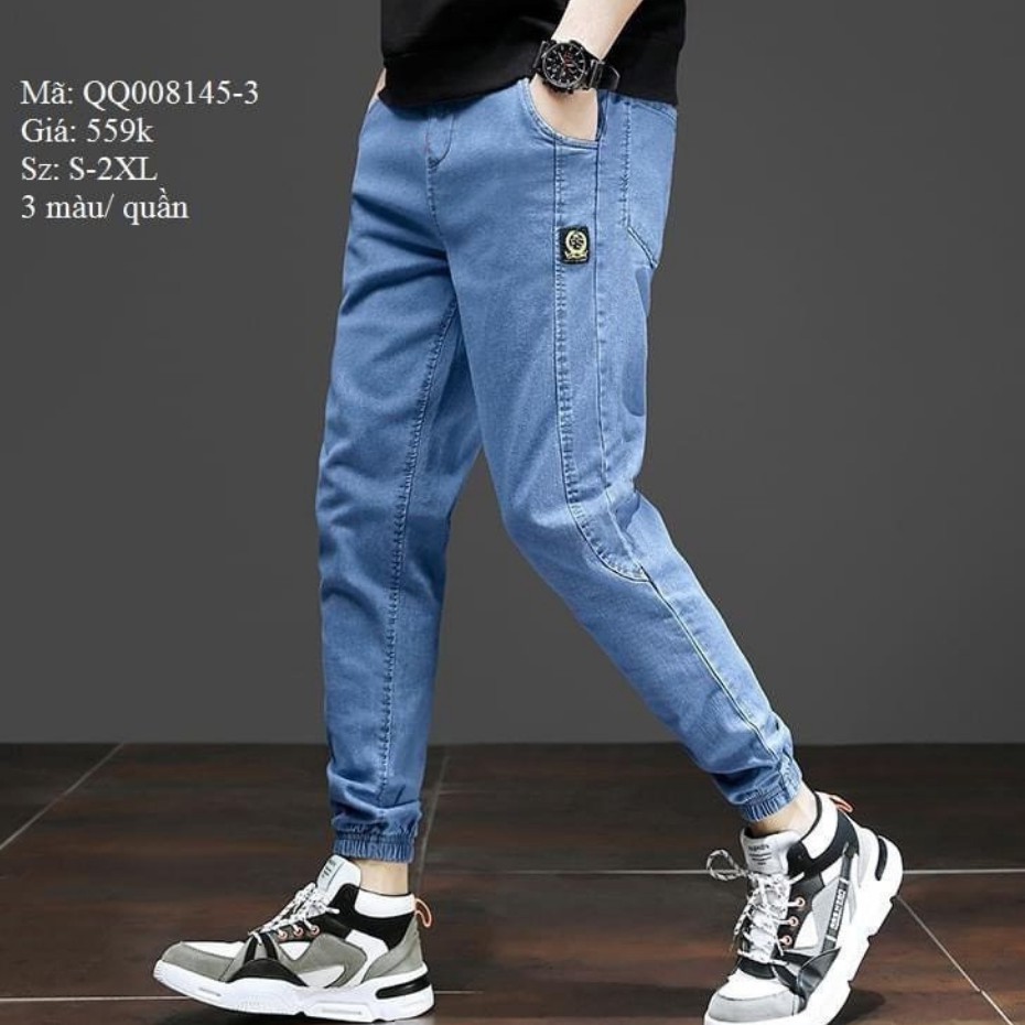 Quần Jean Nam Chất Bò AD90JM Quần Jogger Nam Xanh Cao Cấp Trẻ Trung Phong Cách hàn Quốc Giá Gốc Tận Xưởng (44 - 70KG) | BigBuy360 - bigbuy360.vn