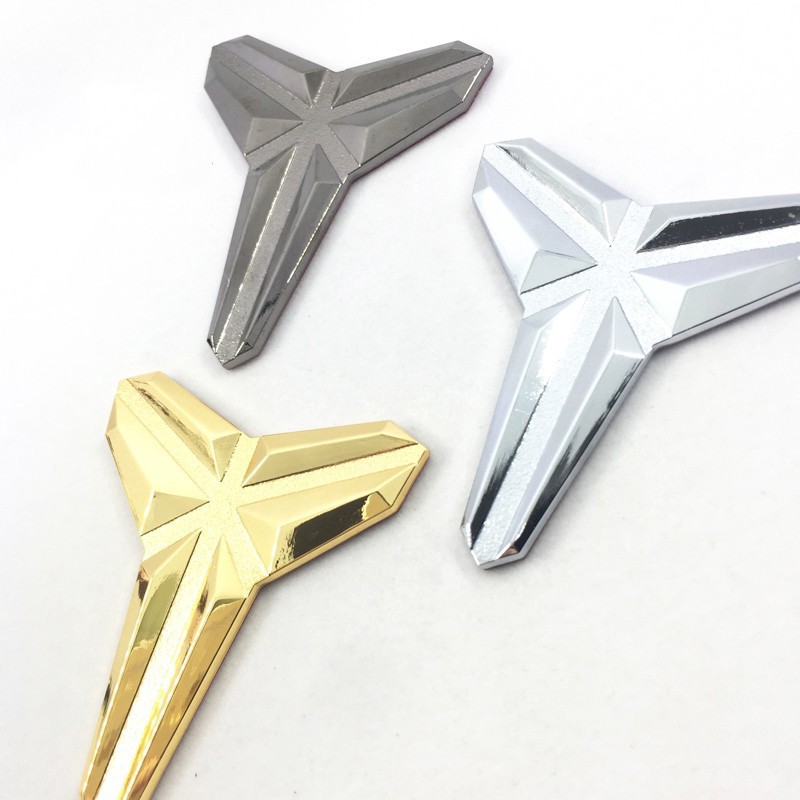 Miếng dán kim loại họa tiết logo LAKERS NBA KOBE trang trí xe hơi