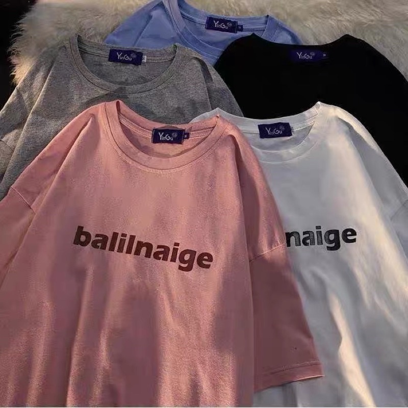 [Rẻ Vô Địch ] Áo Thun Cotton Tay Lỡ Dáng Rộng Unisex Freesize 38 - 65Kg - Balin