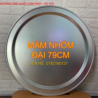 Mâm, mâm nhôm ,mâm nhôm đại 79cm ,mâm ăn cơm, mâm tròn ăn cơm. đồ dùng phòng bếp để ăn cơm, cỗ, tiệc, l