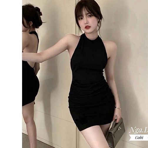 Váy Yếm hở lưng Đầm cotton siêu tôn dáng | BigBuy360 - bigbuy360.vn