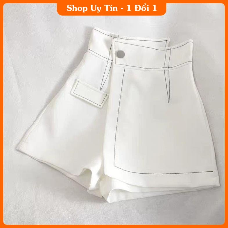 CHÂN VÁY LƯNG CAO CHÉO BÓ EO VIỀN CHỈ NỔI ẢNH THẬT -IB