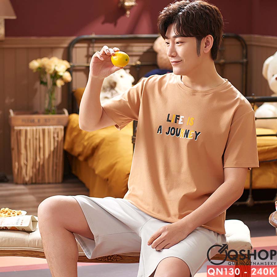 Bộ đồ ngủ nam thun cotton QSHOP QN130