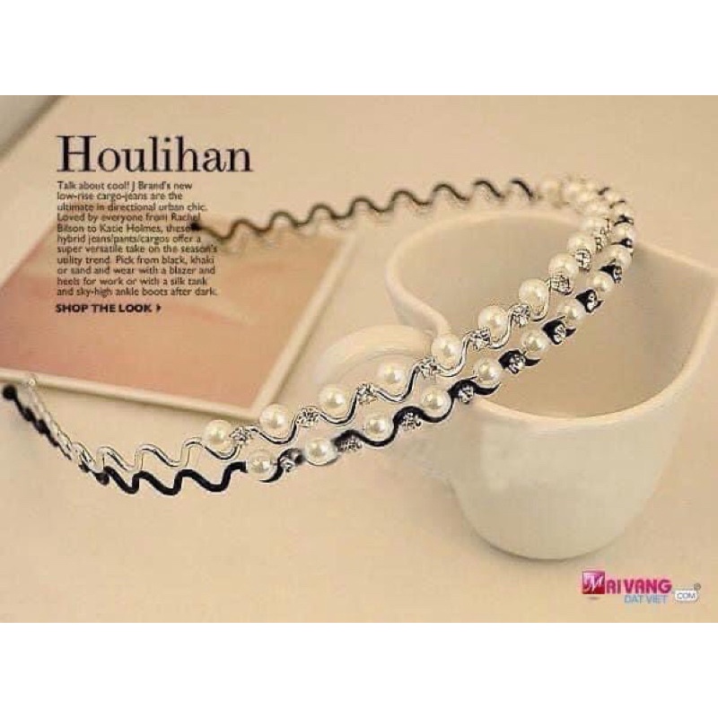Bờm tóc ngọc cho nàng tiểu thư phong cách hot trend Hàn quốc cực xinh