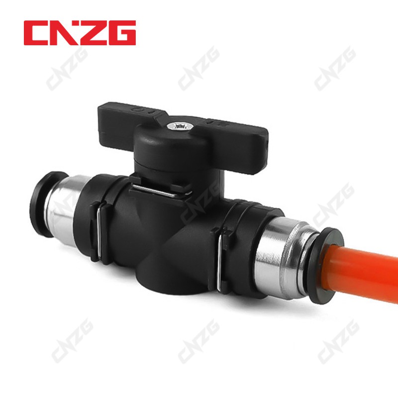 Van nối CNZG điều khiển lưu lượng khí nén 4mm 6mm 8mm 10mm 12mm tiện lợi