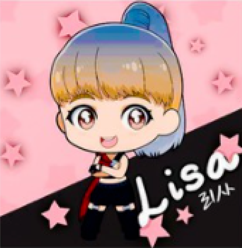 Tranh Đính Đá 5D Tự Làm Hình Nhóm Nhạc BLACKPINK Hoạt Hình Trang Trí Nội Thất 30x30cm