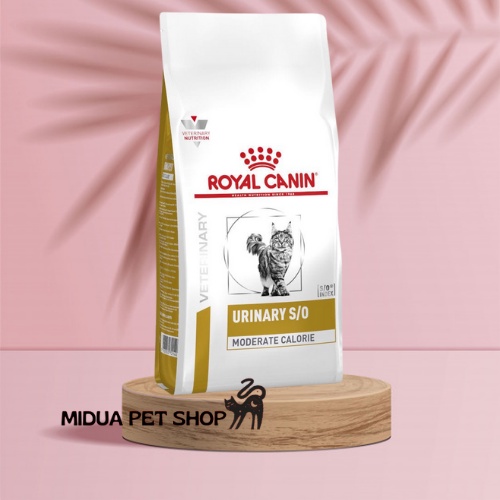 1.5kg Thức ăn cho mèo bị sỏi thận Royal Canin Urinary S/O Pháp