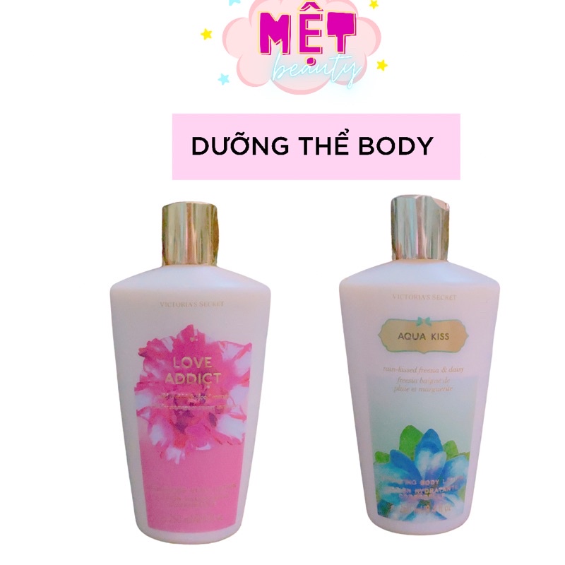 🔰 [GIÁ TỐT] 🔰 Sữa Dưỡng Hương Nước Hoa LOVE ADDICT – Victoria’s Secret Body Lotion 236ml DƯỠNG ẨM, MỀM MỊN DA