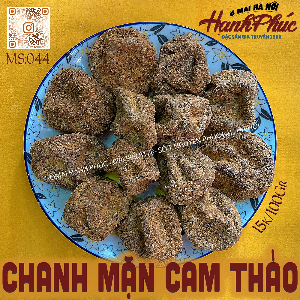 chanh mặn cam thảo 100gr / 300gr / 500gr
