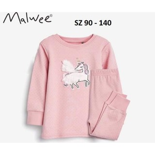 Bộ quần áo thu đông bé gái malwee