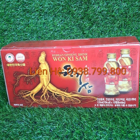Nước hồng sâm có củ Wonkisam và kgs Hàn Quốc