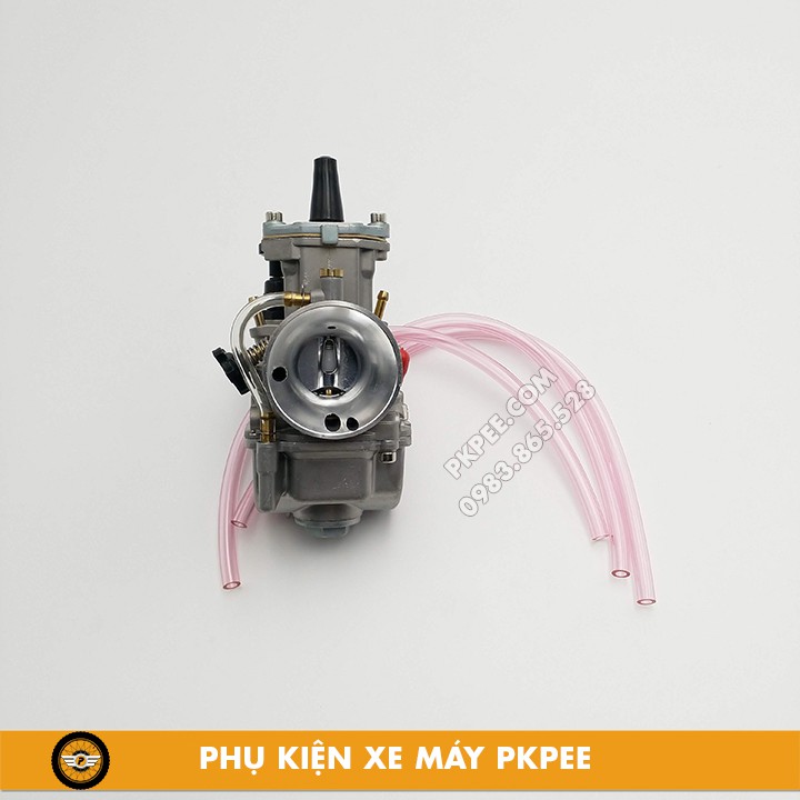 [Mã LIFEAU5SALE giảm 20k đơn 50k] Bình Xăng Con Ga Dẹp Mẫu PWK Keihin Có Power Jet Gắn Dream, Wave, Sirius, Exciter