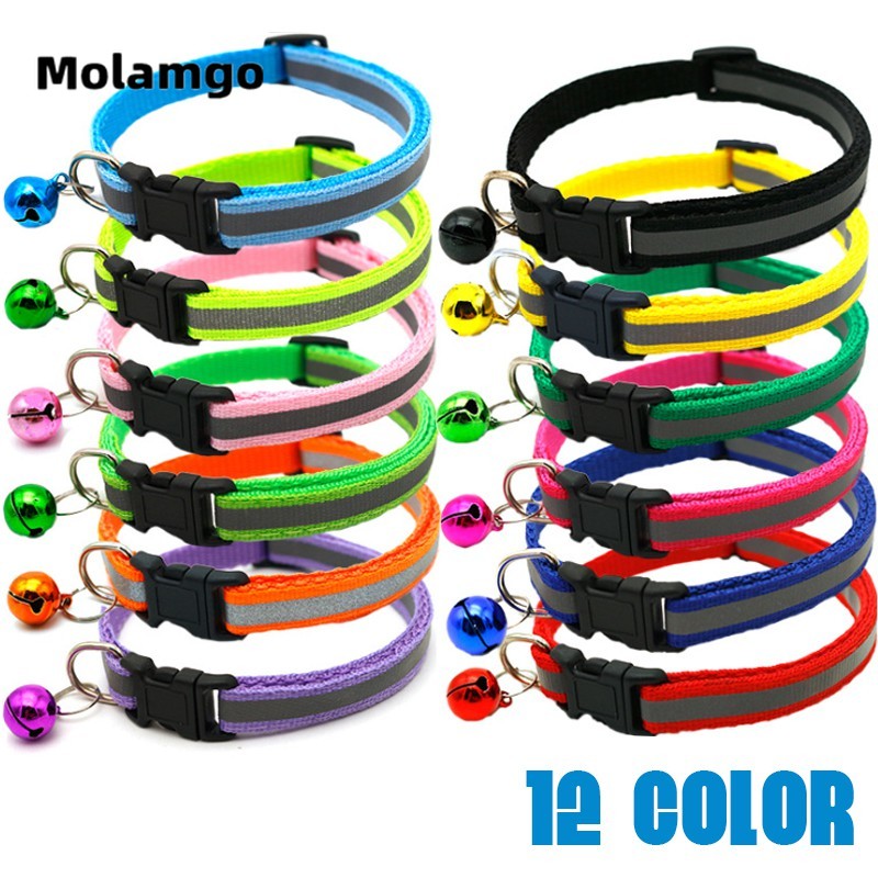 Vòng Cổ Có Gắn Chuông Cho Thú Cưng 19-32cm