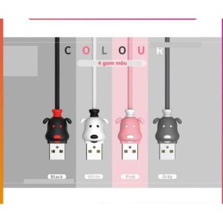 Cáp sạc lightning remax pet cute rc-106i 2.4a