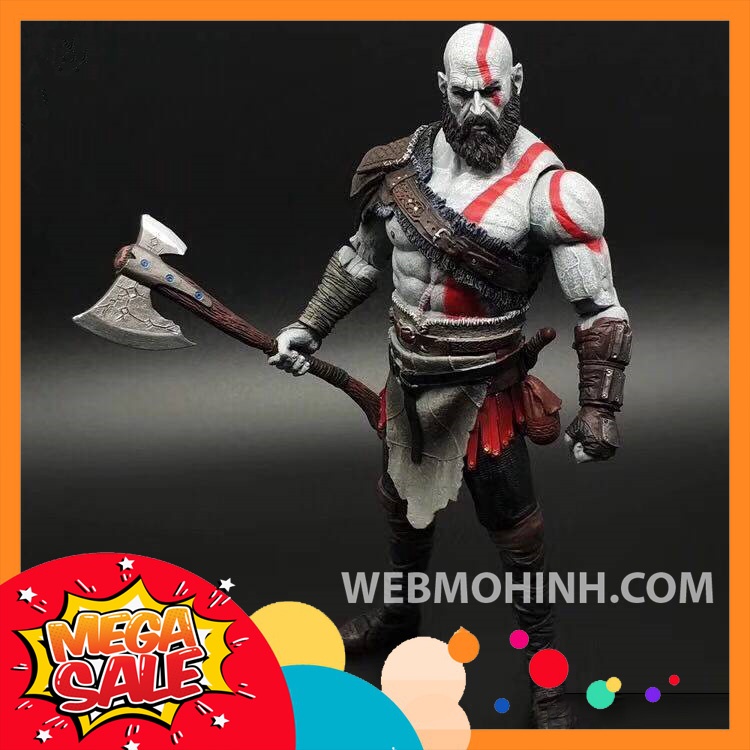 GIÁ HỦY DIỆT Mô Hình Kratos Thần Chiến Tranh God Of War 4 PS4 Neca