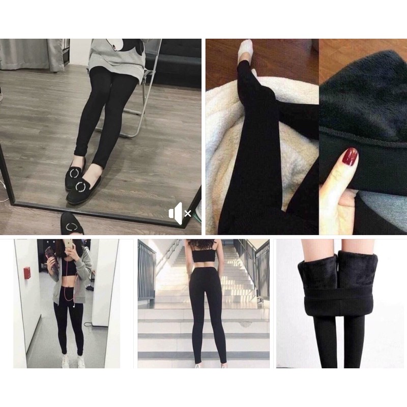 Quần LEGGING LÓT LÔNG ❤️