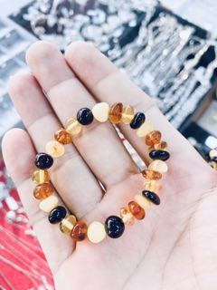 Vòng hổ phách cho bé - jedo HPVC01