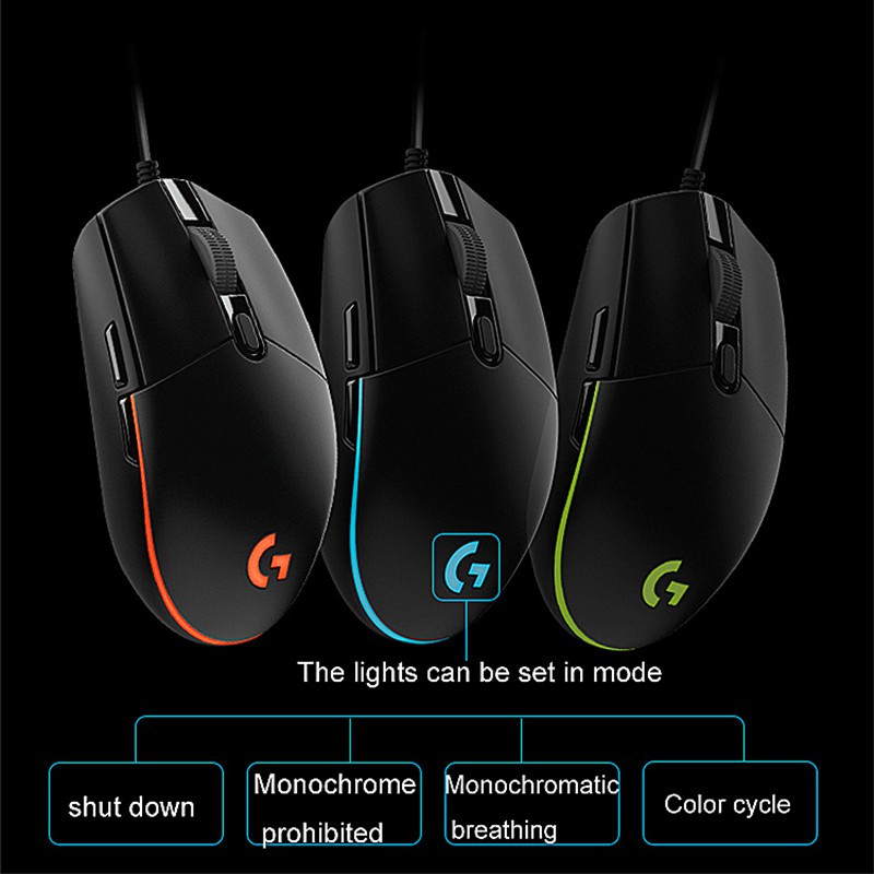 Chuột chơi game Logitech có đèn flash 4000DPI