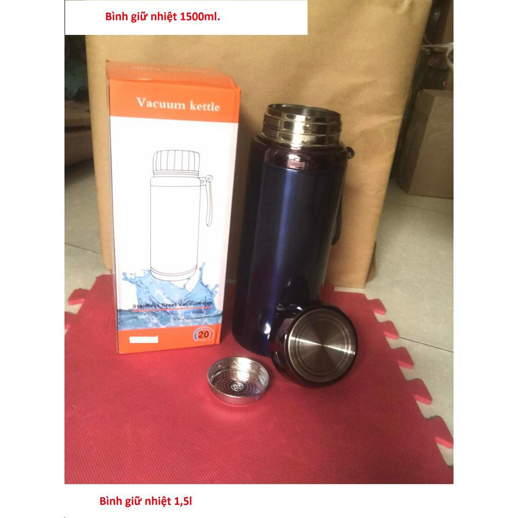 Bình giữ nhiệt 1500ml, mẫu mới giữ nhiệt nóng, lạnh