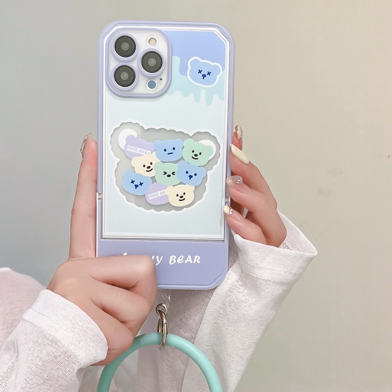 Ốp lưng iphone Ốp Điện Thoại tpu Silicone Kèm Giá Đỡ Ẩn Cho Apple 13Promax iphone12 11Pro xr Dinuo case